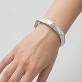 PULSERA RIGIDA NOVA DE PLATA