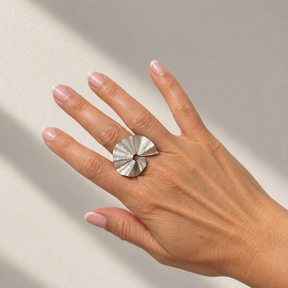 ANILLO SELMA CIRCULO ONDULADO