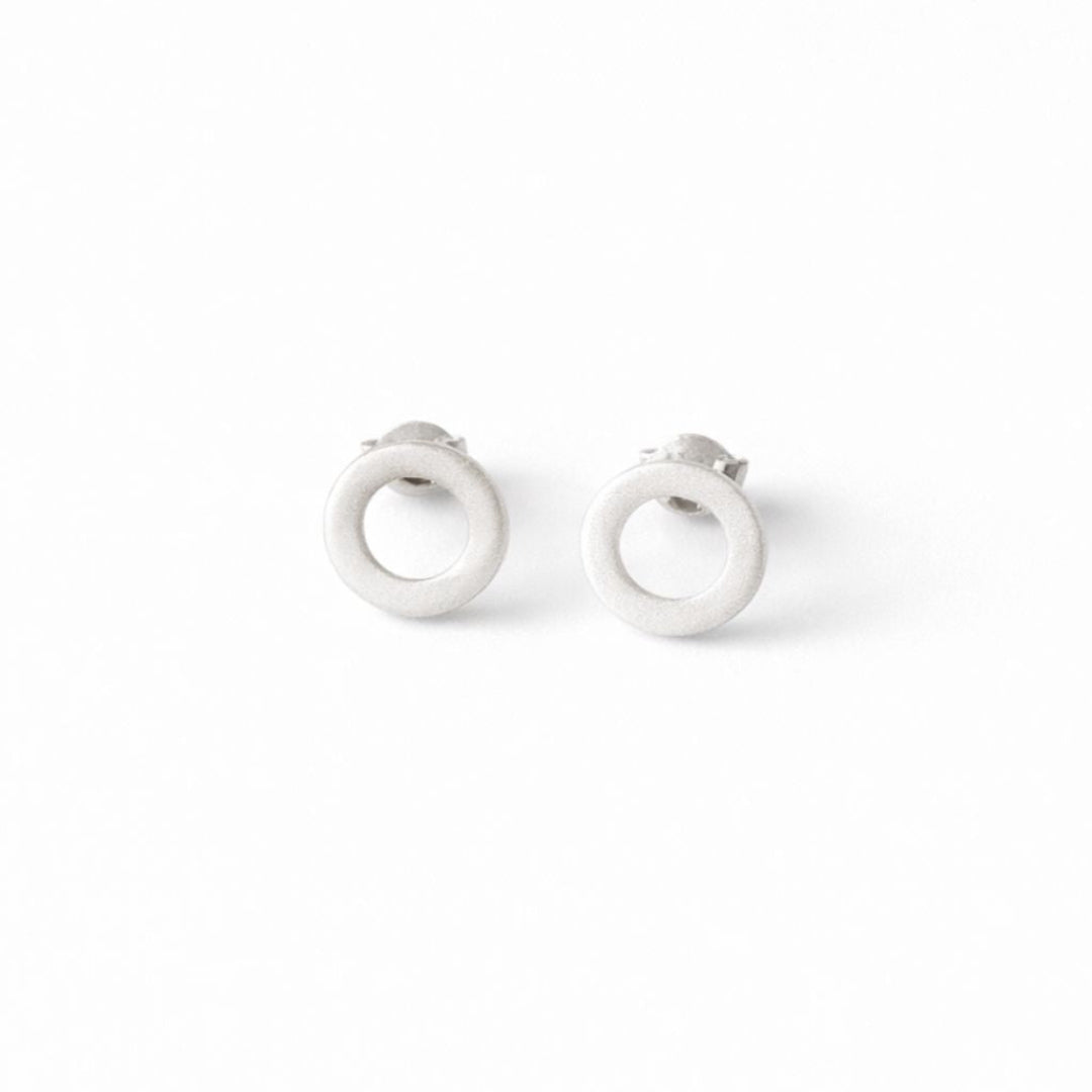 PENDIENTES CIRCULOS SATINADOS
