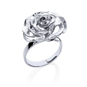 ANILLO ROSA DE PLATA