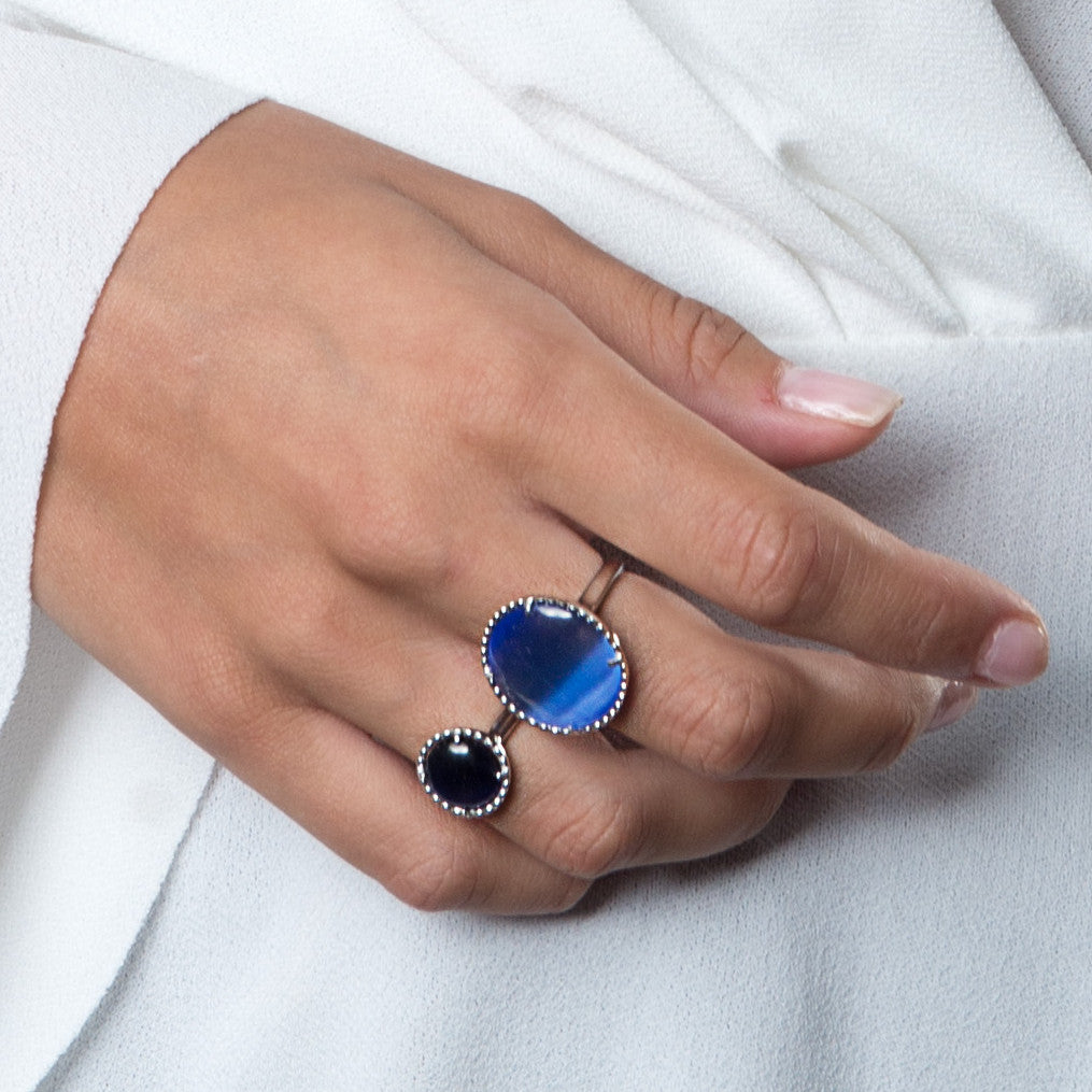 ANILLO SWEET GRANDE  AZUL