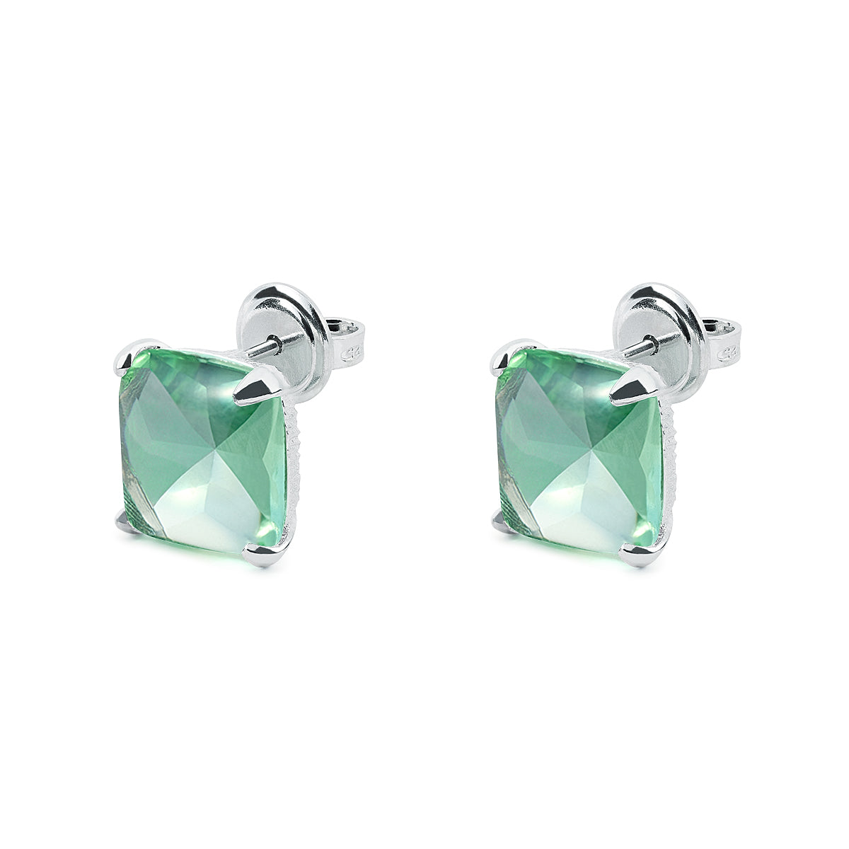 PENDIENTES JAZZ VERDE AGUA PEQUEÑOS