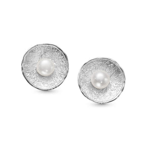BOUCLES D'OREILLES ALBA OMEGA AVEC PERLES