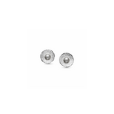 PETITES BOUCLES D'OREILLE ALBA AVEC PERLES GRISES