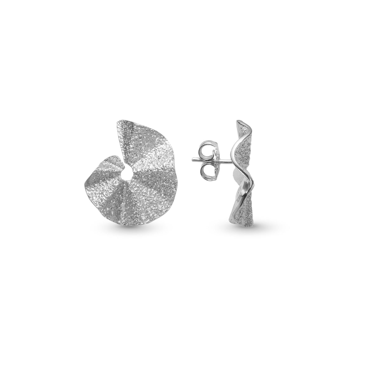 PENDIENTES SELMA CIRCULO ONDULADO