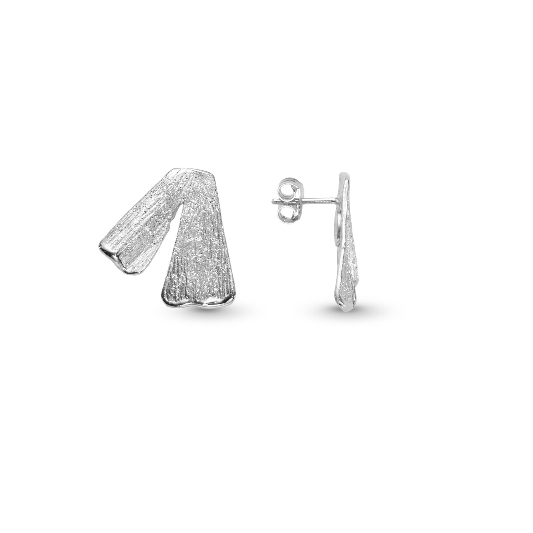PENDIENTES VERA PETALOS DE PLATA