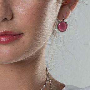 PENDIENTES GRANDES SWEET GANCHO FUCSIA