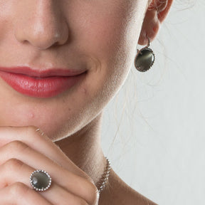 PENDIENTES GRANDES SWEET GANCHO GRIS