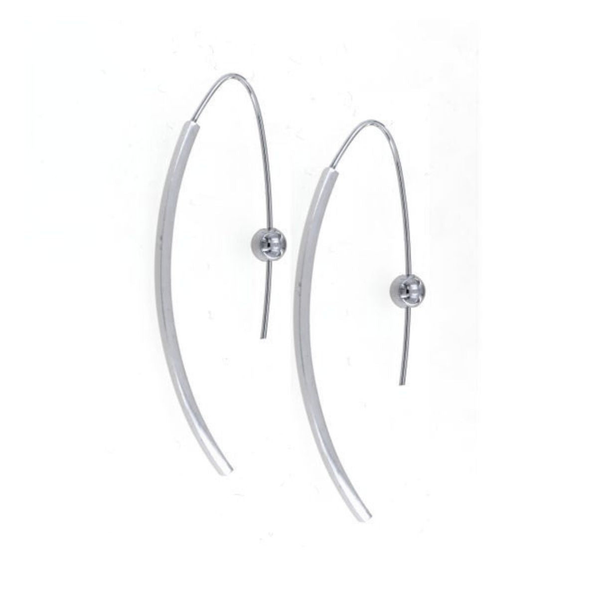 BOUCLES D'OREILLES NŒUD AVEC BOULE