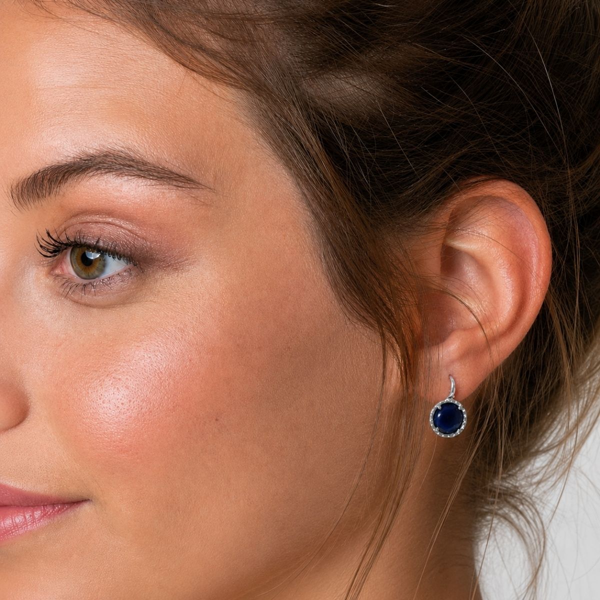 PENDIENTES SWEET GANCHO AZUL MARINO