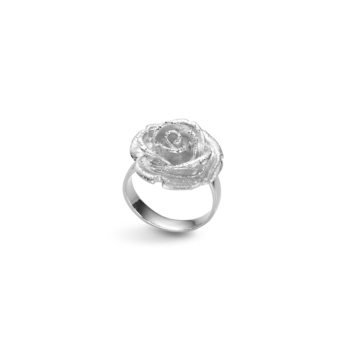 ANILLO PEQUEÑO ROSA DE PLATA