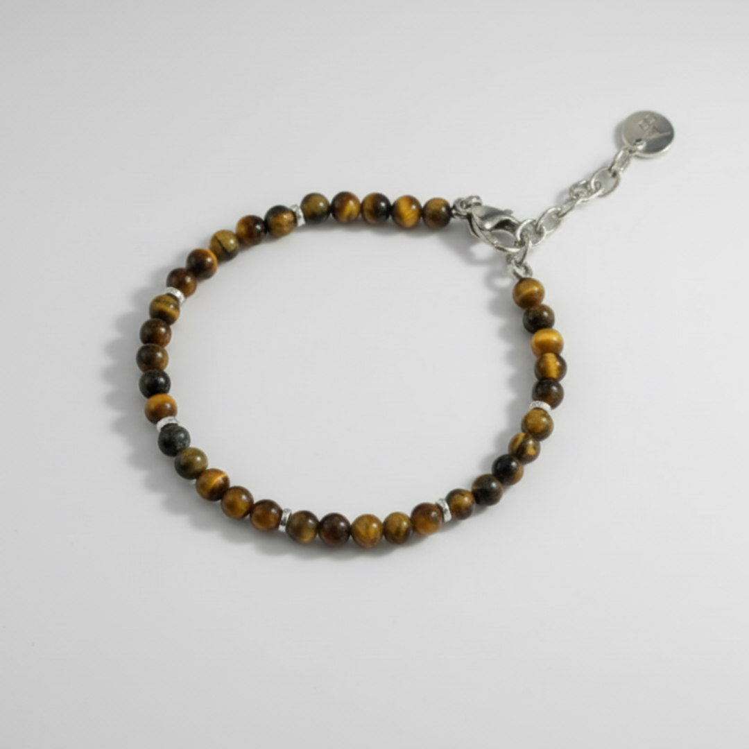 PULSERA BOLAS DE OJO DE TIGRE