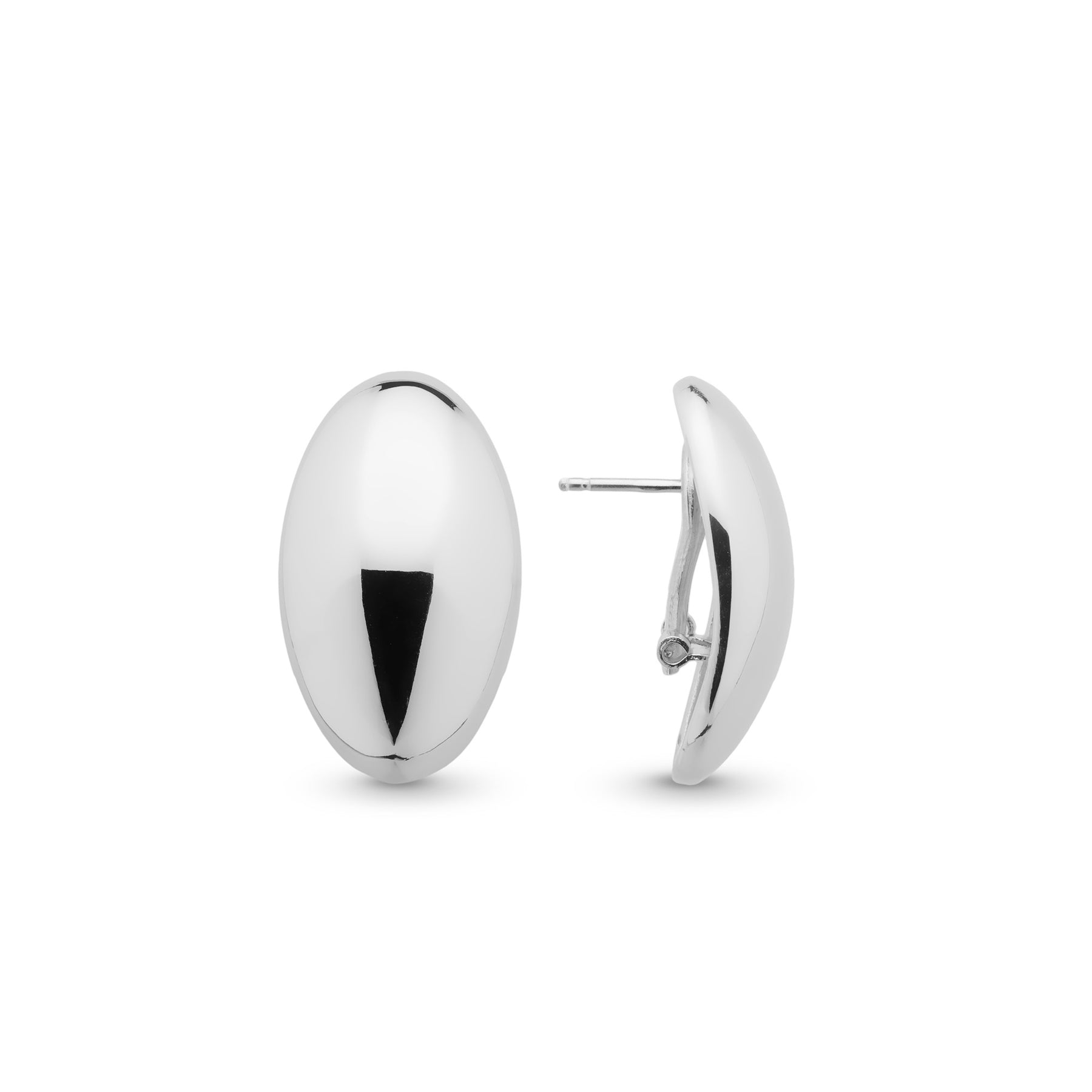 LAMIA OMEGA OVAL EARRINGS