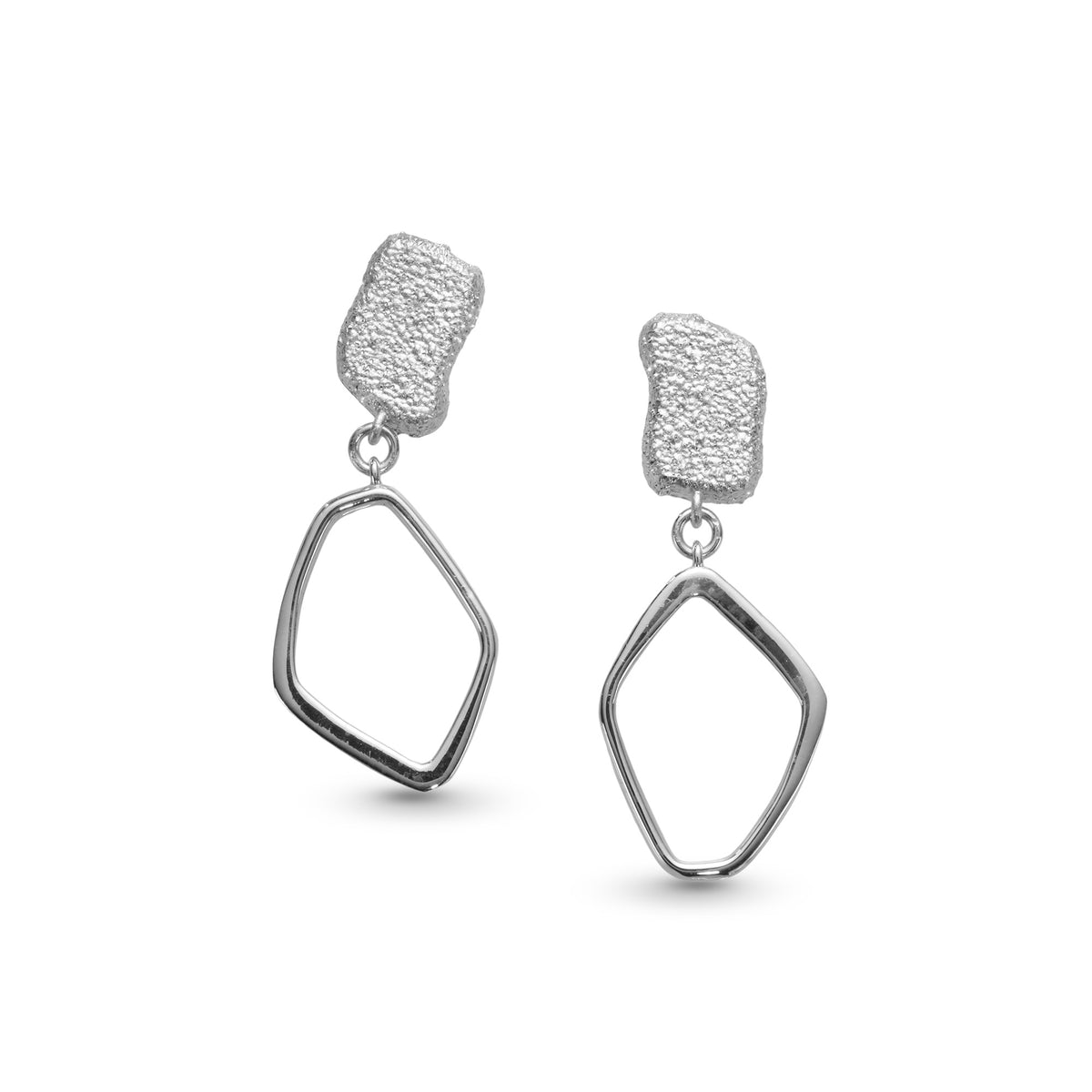 PENDIENTES GEA CIRCULOS Y PIEZAS DESIGUALES