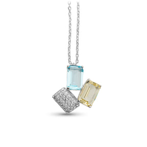 COLGANTE MARLENE MULTICOLOR PAVÉ