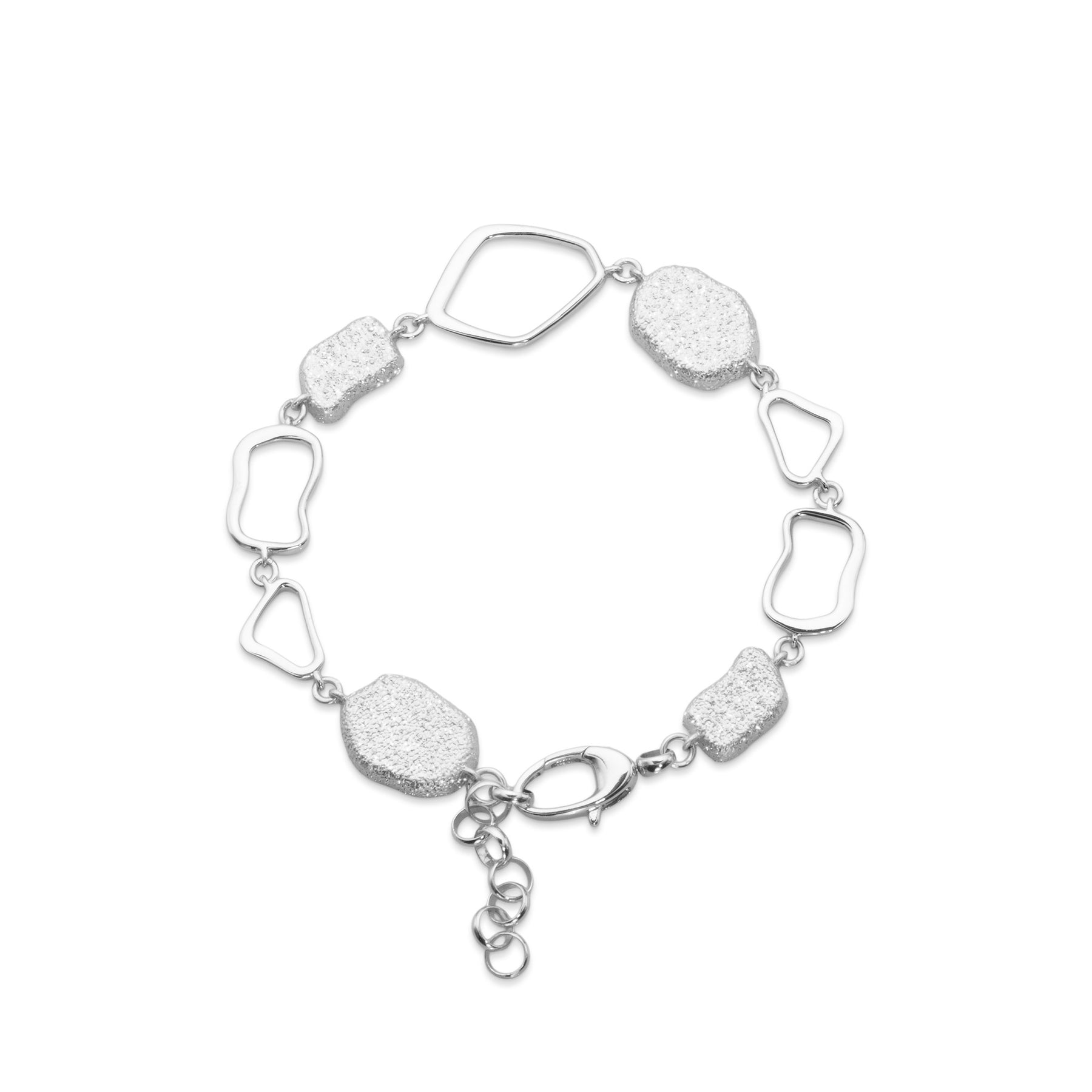 PULSERA GEA CIRCULOS Y PIEZAS DESIGUALES