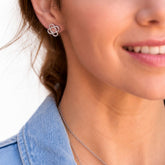 BOUCLES D'OREILLES FLEUR DE BARCELONE
