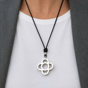 COLLAR FLOR DE BARCELONA CALADO GRANDE