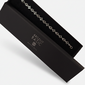 SILVER BARCELONA FLOWER BRACELET