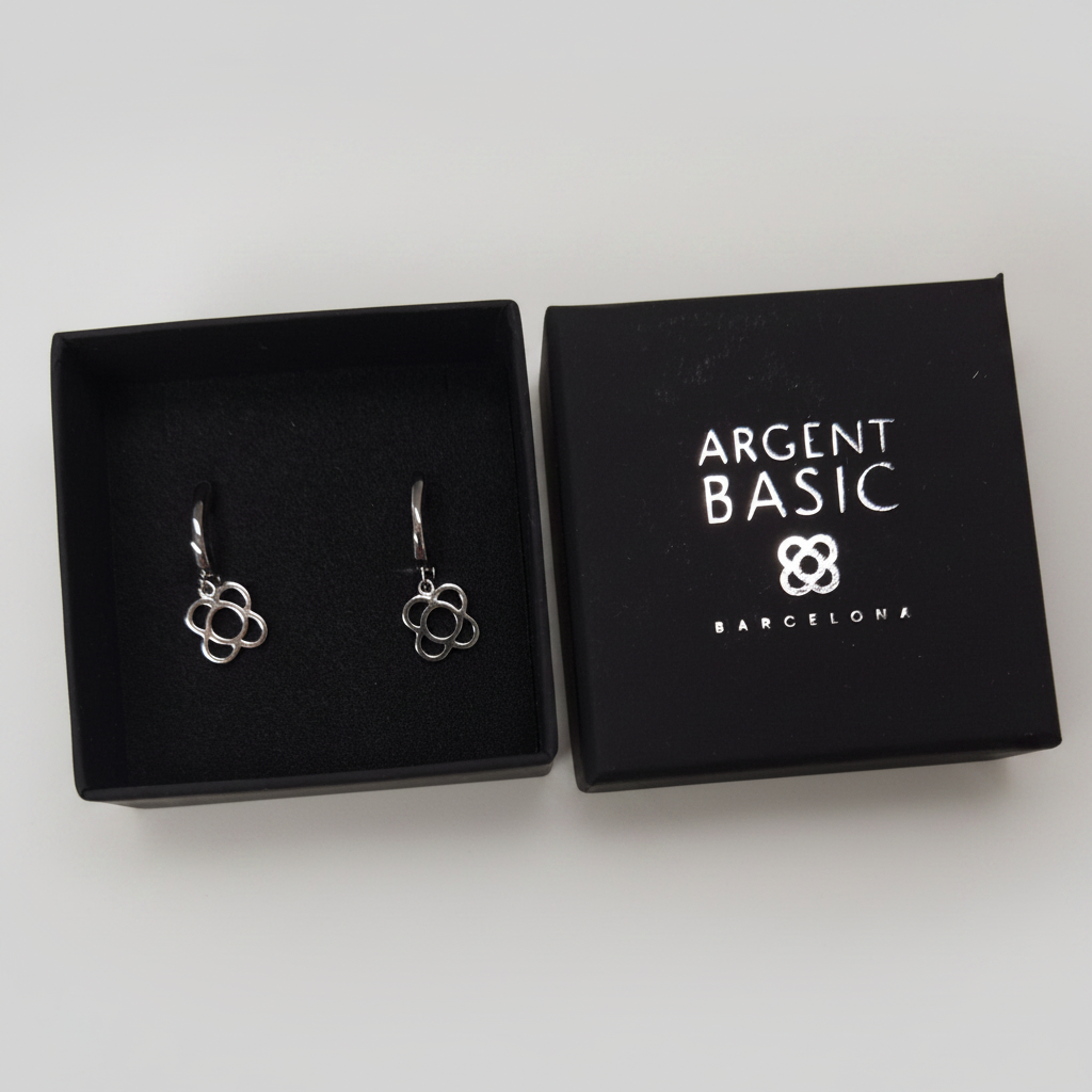 BARCELONA FLOWER EARRINGS CATALAN CLASP
