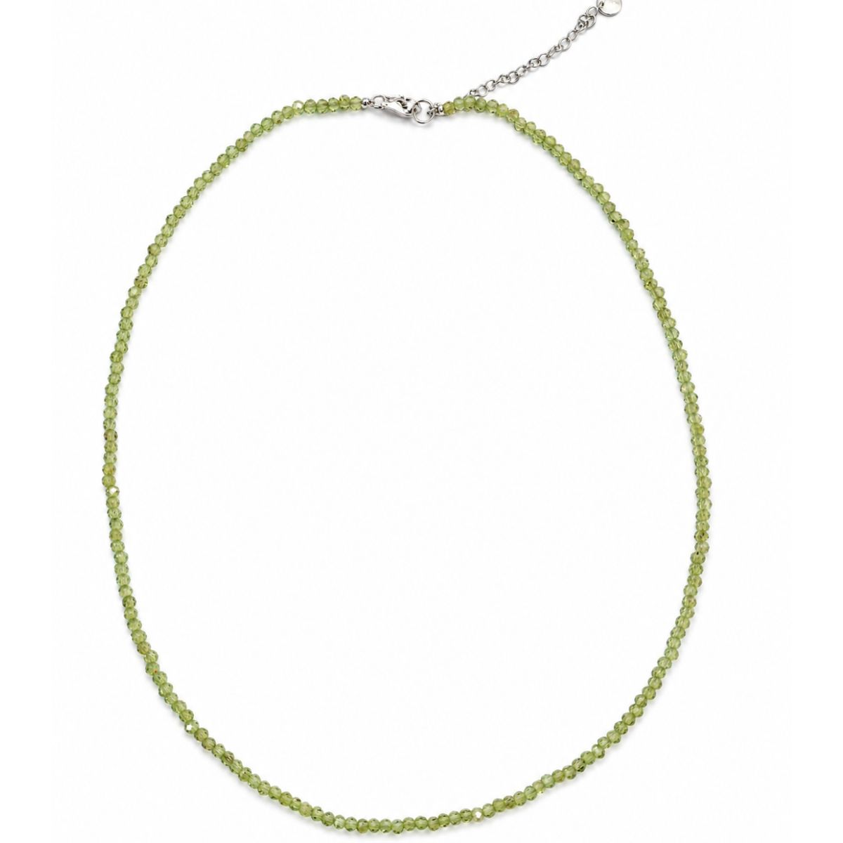 COLLAR PERIDOTO CON CIERRE DE PLATA