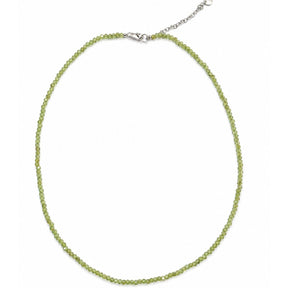 COLLAR PERIDOTO CON CIERRE DE PLATA