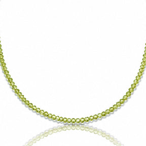 COLLAR PERIDOTO CON CIERRE DE PLATA