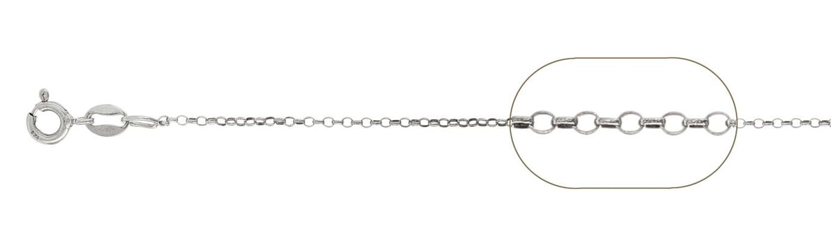 CADENA ROLO 01 RODIADA DE PLATA