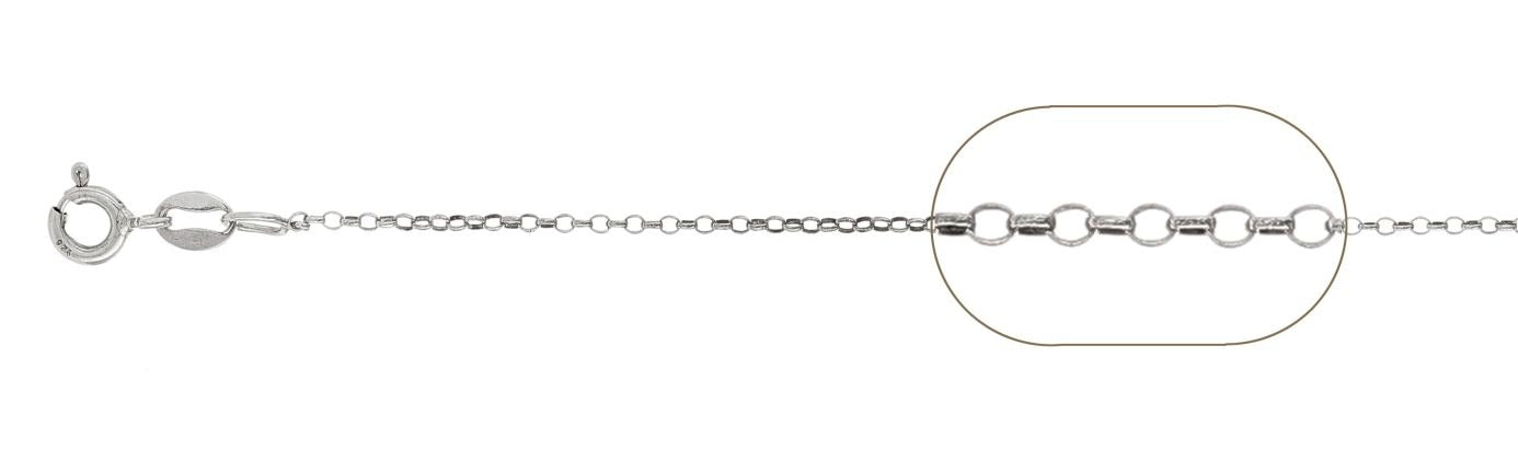 CADENA ROLO 01 RODIADA DE PLATA