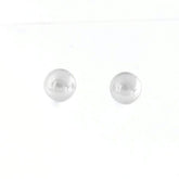 PENDIENTES BOLA DE PLATA 6MM