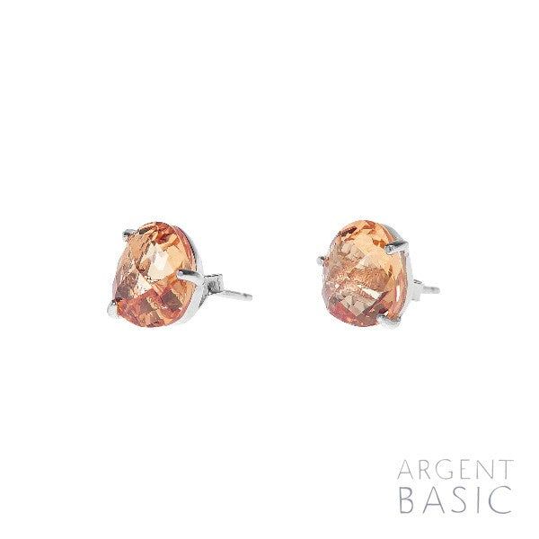 SMALL STINTINO CRYSTAL COPPER EARRINGS