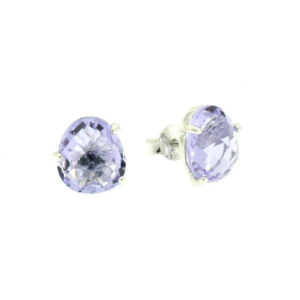 STINTINO SMALL LAVENDER CRYSTAL EARRINGS