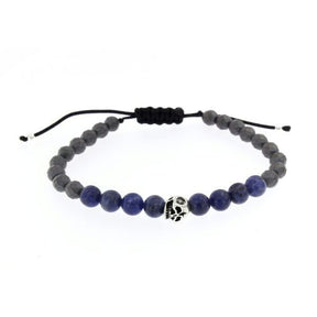 BRACELET SODALITE ET HEMATITE