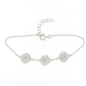 PULSERA GOA TRES CIRCULOS Y PERLA